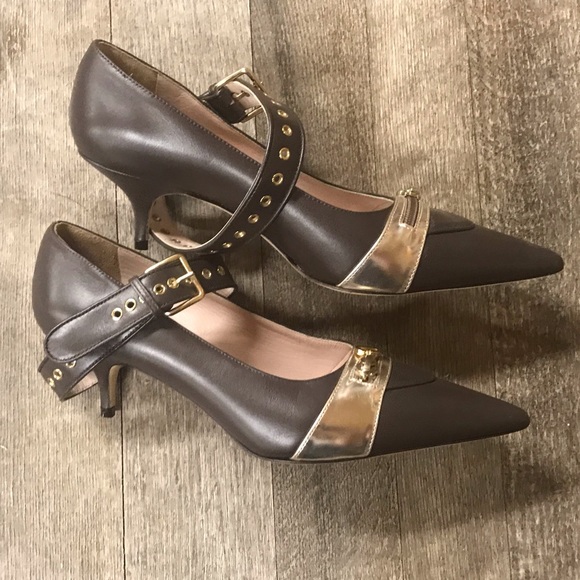 🤩 NWT Cavallini Italian Size 7 Leather Stilettos - Picture 5 of 8